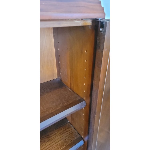 Wood Globe-Wernicke Walnut Bookcase #48d Adjustable Shelfs For Sale - Image 7 of 10