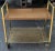 1970s Mid-Century Brass and Formica Rolling Cart For Sale - Image 5 of 5