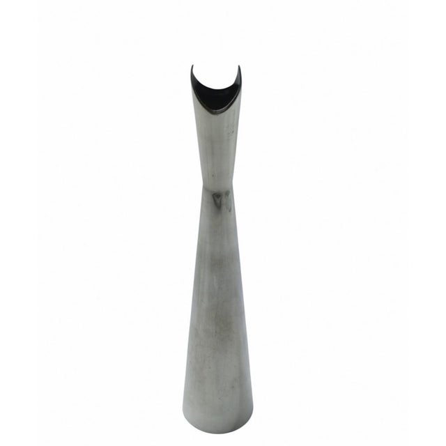 Metal Cardinale Silver-Plate Vases by Lino Sabattini for Christofle, Italy, 1950s, Set of 2 For Sale - Image 7 of 11
