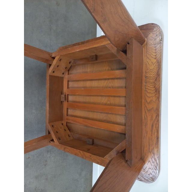 Vintage Side Table in Oak, 1950s For Sale - Image 13 of 18