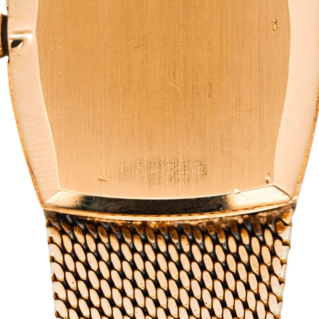 Vintage Rolex Cellini 3807 Champagne Dial 18k Gold Manual Watch For Sale - Image 12 of 13