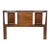 Vintage Full-Size Walnut Headboard and Footboard For Sale