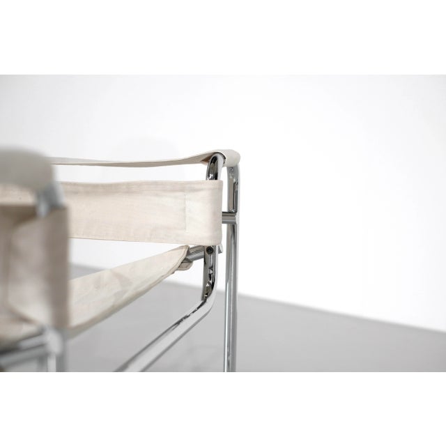 B3 Wassily Armchair in Fabric by Marcel Breuer for Bononia, Italy, 1925 For Sale - Image 11 of 18