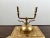 Cream Vintage French Style Brass Rotary Telephone With Ornate Repoussé Cream Enamel Base For Sale - Image 8 of 16