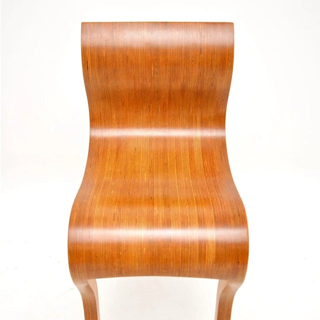 Wood Vintage Laminated Sculptural Bar Stool, 1960s For Sale - Image 7 of 12