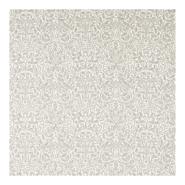 Morris & Co. Pure Acorn WW Fabric in Stone For Sale