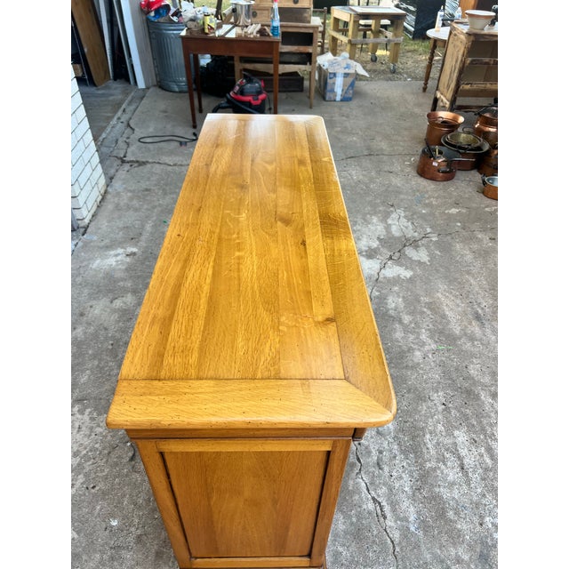 Wood French 19th Century Louis Philippe Solid Walnut Two Door Buffet For Sale - Image 7 of 12