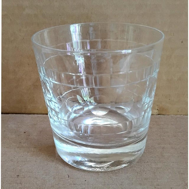 Antique Hampton by Imperial Glass Set 6 Vintage Crystal Tumbler Glasses For Sale - Image 4 of 4