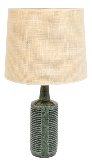 Green and Charcoal Dl/30 Table Lamp by Linnemann-Schmidt for Palshus, 1960s
