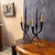 Mid 20th Century Pair of Iron Brutalist Candle Holders For Sale - Image 14 of 15