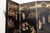 Elegant Six-Panel Black & Gold Lacquer Coromandel Screen For Sale - Image 4 of 13