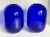 Contemporary Mid 20th Century Hand-Blown Cobalt Blue Art Glass Vase For Sale - Image 3 of 9