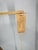 Distinctive czechoslovak swing arm wall lamp dating from the 1960s, crafted from wood and woven rattan. The design...