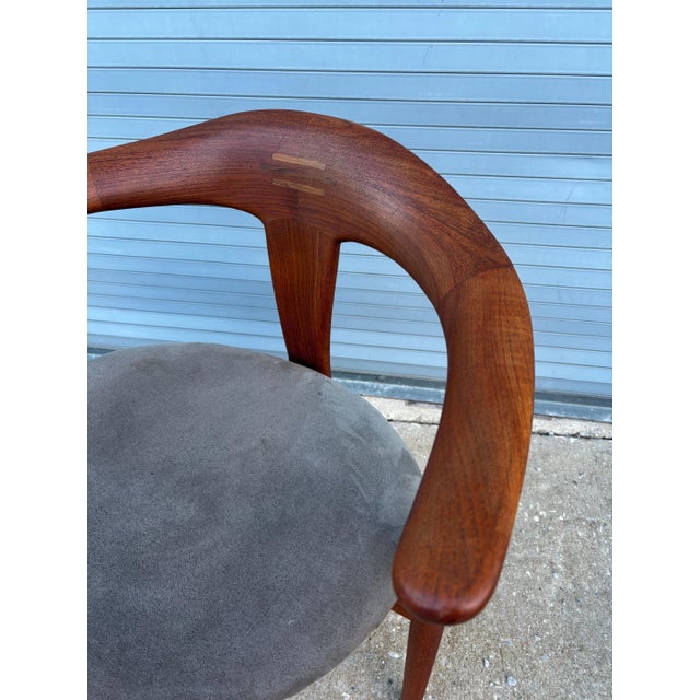 Erik Kollig Andersen and Palle Pedersen Set of Solid Teak Dining Chairs. Bought from a Philadelphia Moreddi Furniture Rep....