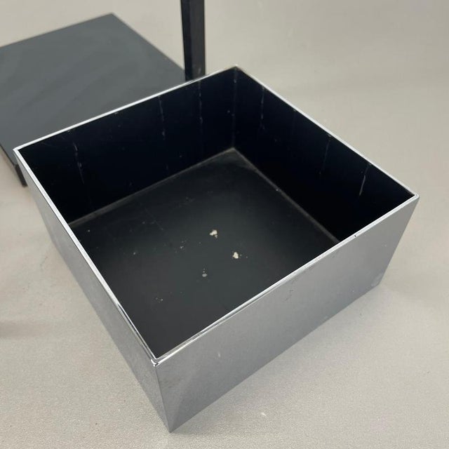 Modernist Bauhaus Cubic Metal Ashtray Stand, Germany, 1960s For Sale - Image 18 of 18
