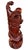 Vintage Chinese Carved Wood Liu Hai Daoist Immortal Rooster Sculpture 11" For Sale - Image 4 of 7