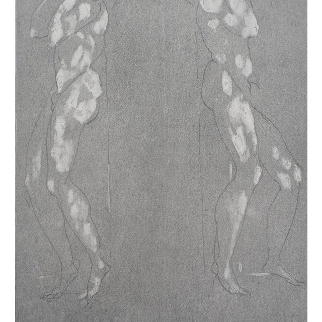 Auguste Rodin, Figures supporting a pedestal, Engraving For Sale - Image 6 of 7