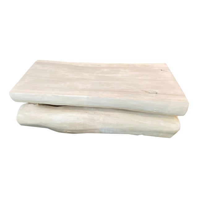 Andrianna Shamaris St. Barts Reclaimed Teak Wood Coffee Table or Bench For Sale