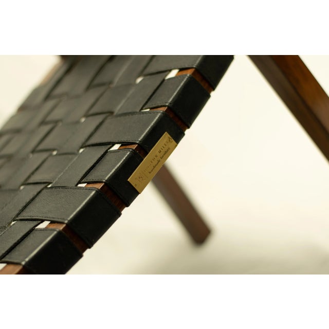 Wintri Contemporary Rosewood Finish Dining Chairs From Boston Mills - Set of 4 For Sale - Image 10 of 11