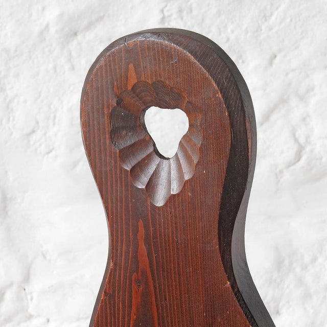Wood Brutalist Mountain Chair, France, 1960 For Sale - Image 7 of 17