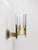 1970s Large Wall Sconces in Chrome, Brass and Glass attributed to Gaetano Sciolari, 1970s, Set of 2 For Sale - Image 5 of 18