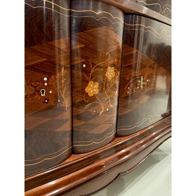 Art Deco French Art Deco Dry Bar by Jules Leleu For Sale - Image 3 of 13