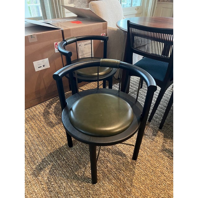 Black Pair of Crump & Kwash Lloyd Chairs - Brand New For Sale - Image 8 of 9