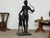 Metal Nude Figure of Diana the Huntress with Greyhound, Late 20th Century, Bronze For Sale - Image 7 of 8