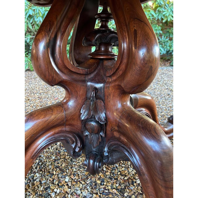 William IV Tilt-Top Oval Serpentine Dining Table in Rosewood, 1830 For Sale - Image 14 of 18