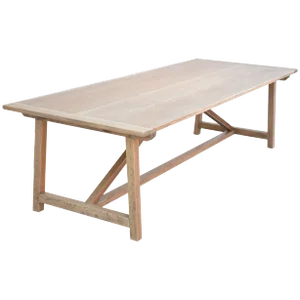 Custom Expandable Farm Table in Distressed Rift Sawn Oak