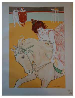 Richard Ranft, L'Ecuyère, 1897, Original Lithograph