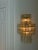 Tubular Murano Wall Lamp in Honey For Sale - Image 4 of 4