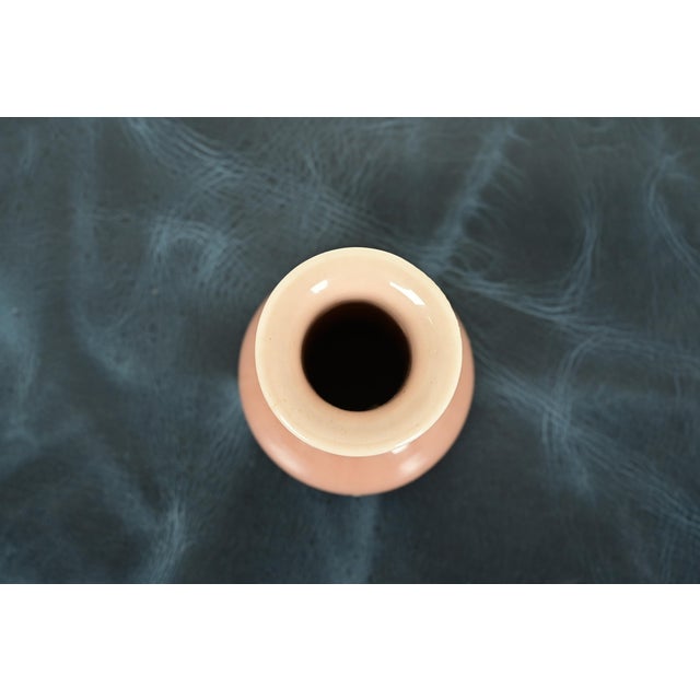 1940s Rookwood Pottery Arts & Crafts Glazed Ceramic Art Pottery Vase, 1944 For Sale - Image 5 of 10