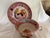 This is an exceptionally beautiful oversized Staffordshire cup and saucer. from Burslem, England. The set is hand painted...