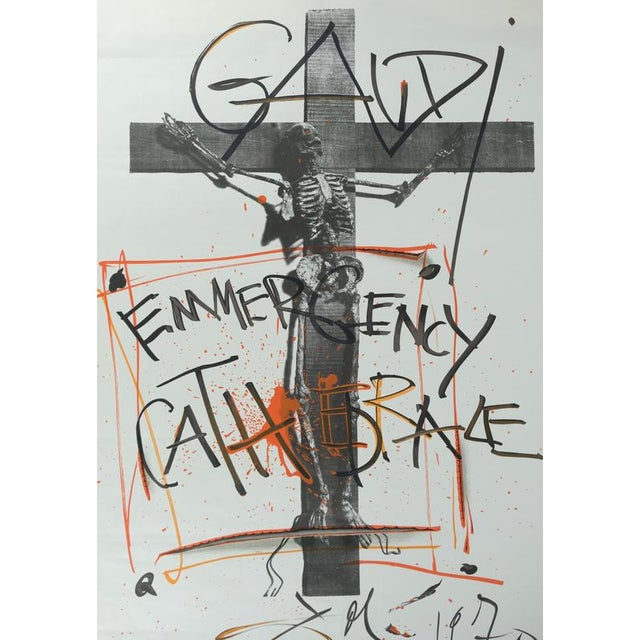 Modern Emergency Cathedral: Gaudi Poster after Dali For Sale - Image 3 of 8