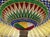Indonesian Parasol in Wallpaper, Wood and Wool, 1950s For Sale - Image 13 of 17