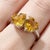 Radiating warmth and charm, this elegant Dual Heart Citrine Ring is a beautiful symbol of love, joy, and positive energy....