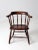 Brown Antique Captain's Chair For Sale - Image 8 of 12