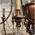 Traditional 19th Century Italian Empire Giltwood & Iron Chandelier With Crystal Basket For Sale - Image 3 of 6