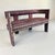 African Hardwood and Leather Two‑seater Settee, 1960s For Sale - Image 3 of 11