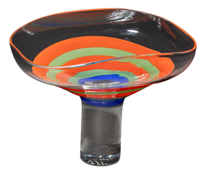Philips Glass Vase by Ludovico Diaz de Santillana for Venini, Italy, 1968–70