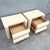 1980s Postmodern Cream Lacquer Laminate King Size Bedframe With Bullnose Nightstands For Sale - Image 5 of 12