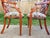 Vintage Hickory Chair Co Mahogany Spider Back Captain's Side Chair Pair For Sale - Image 11 of 16