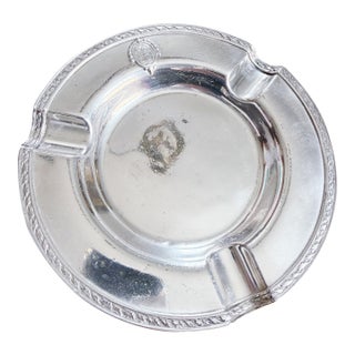 1925 Silver Plated Cigar Ashtray From the Biltmore Hotel For Sale