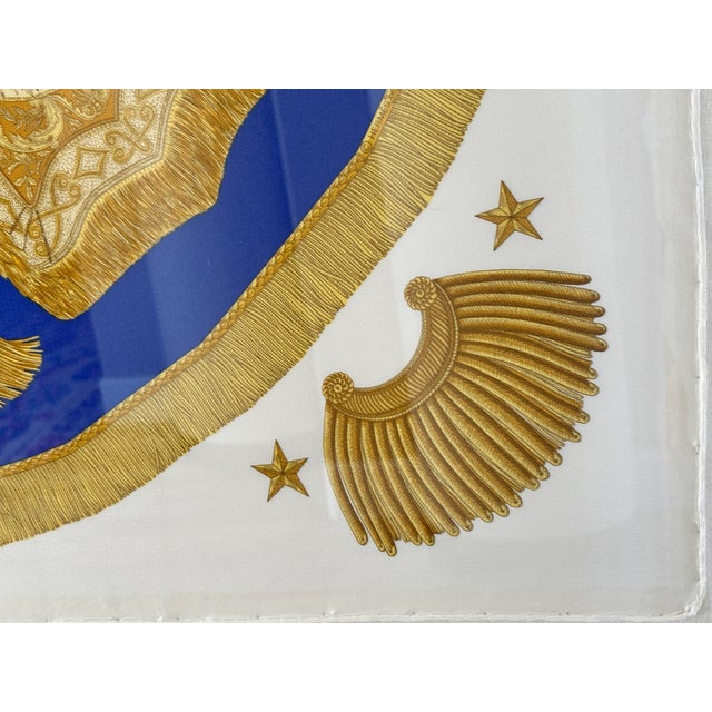 Hermès Poste Et Cavalerie Silk Scarf in Museum Acrylic Box, 1986 For Sale - Image 15 of 18