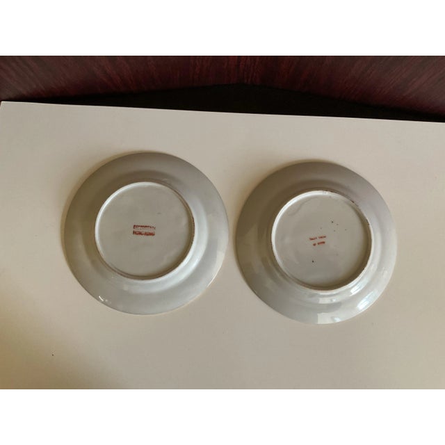 A Pair of Antique Chinese Famille Rose Medallion Plates For Sale - Image 9 of 11