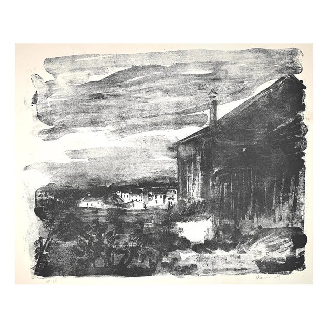 Maurice de Vlaminck, Environs de Triel, 1920s, Lithograph For Sale
