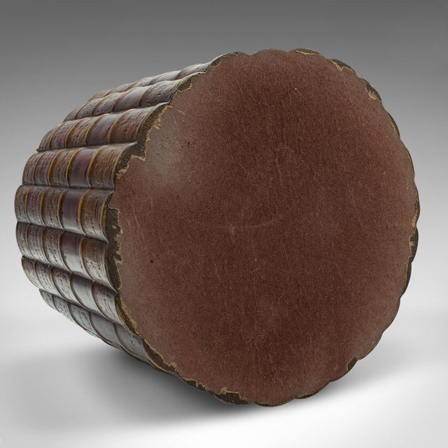 1980's Vintage Library Waste Bin For Sale - Image 9 of 9