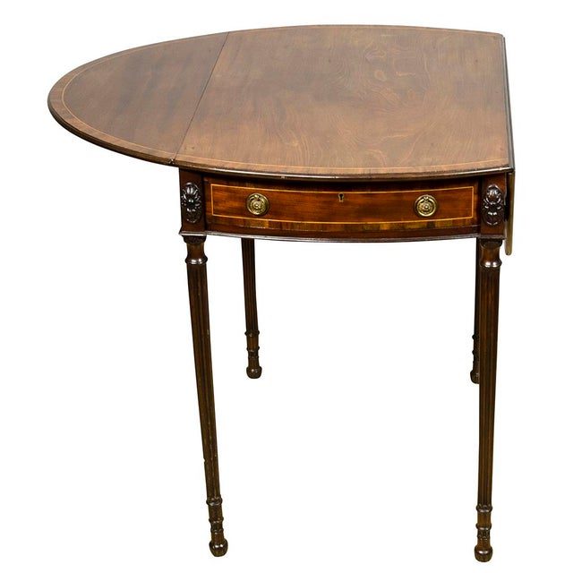 Wood George III Mahogany Pembroke Table For Sale - Image 7 of 12