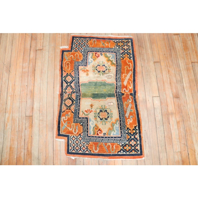 Early 20th Century Tibetan Saddlebag Textile Rug - 2'2" x 3'5" For Sale - Image 10 of 18